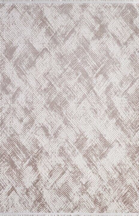 NovaStyle 11490 Dikdörtgen Akrilik Makine Halısı 100X300 - Krem